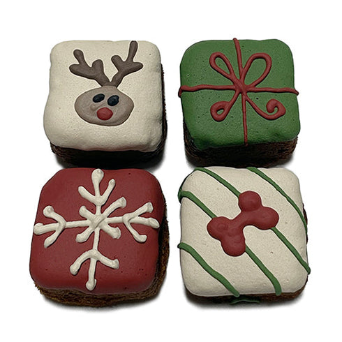 Christmas Brownie Bites Dog Treats