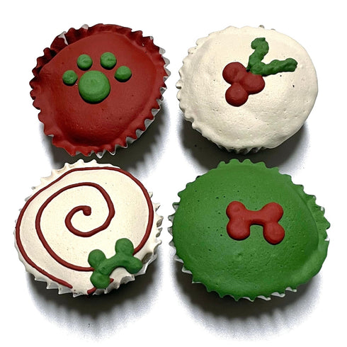 Christmas Mini Cupcakes Dog Treats