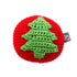 Christmas Tree Ball Crochet Dog Toy