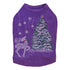 Christmas Tree With Reindeer Rhinestone Dog Tank