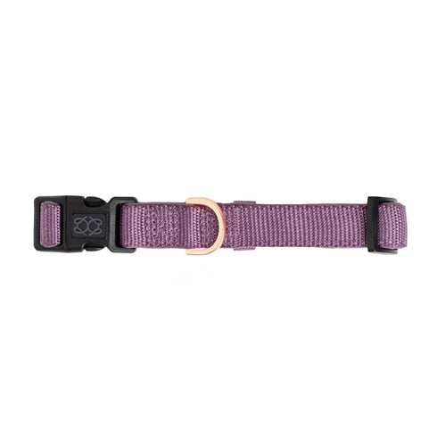 City Dog Collar Lilac Grey