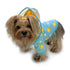 Clear View Happy Sunshine Dog Raincoat Blue