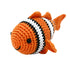 Clownfish Crochet Dog Toy
