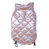 Coco Puffer Diamond Quilted Dog Coat Pearl Pink
