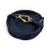 Collapsible Travel Cotton Canvas Dog Water Bowl Midnight
