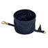 Collapsible Travel Cotton Canvas Dog Water Bowl Midnight