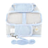 Cool Mesh Dog Harness And Leash Blue Daisy