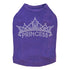 Crown Princess Rhinestone Dog Tank