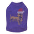Dachshund Santa Rhinestone Dog Tank