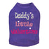 Daddy's Little Valentine Rhinestone Dog Tank
