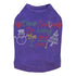 Dear Santa Rhinestone Dog Tank