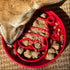 Deep Slow Feeder Dog eBowl Jolly Santa