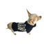Diana Crown Turtleneck Dog Sweater Black