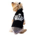 Diana Crown Turtleneck Dog Sweater Black