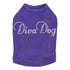 Diva Rhinestone Dog Tank