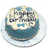 Dog Birthday Cake Blue Sprinkle
