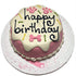 Dog Birthday Cake Pink Sprinkle