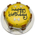 Dog Birthday Cake Yellow
