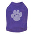 Dog Paw Rhinestone Dog Tank