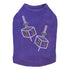 Dreidel Rhinestone Dog Tank