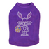 Easter Bunny With Basket Rhinestone Dog Tank