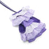 EasyGO Multi Ruffle Purple Step-In Dog Harness