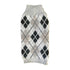Edinborough Argyle Mockneck Dog Sweater Grey