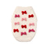FMA Red & Pink Bow Dog Sweater