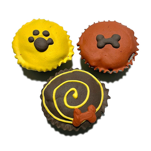 Fall Mini Cupcakes Dog Treats