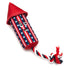 Firecracker Tough Dog Toy