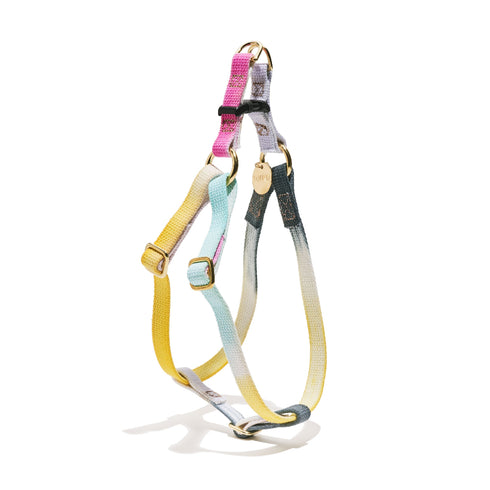 Flat Webbing Cotton Dog Harness Dusk