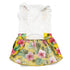 Floral Suspender Dog Dress