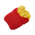 French Fries Crochet Dog Toy