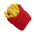 French Fries Crochet Dog Toy