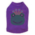 Frog With Blue Crown Rhinestone Dog Tank