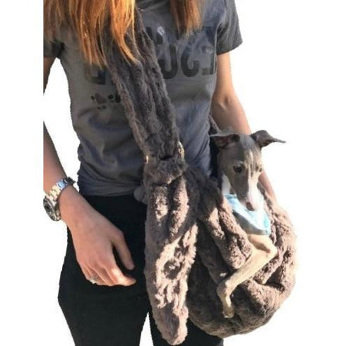 Furbaby Adjustable Sling Dog Carrier Charcoal