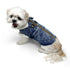 Furry Runner Dog Coat Denim