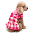 Gingham Sweater Dog Dress
