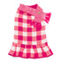 Gingham Sweater Dog Dress