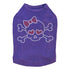 Girl Skull Rhinestone Dog Tank