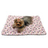 Girly Monkey Flannel Dog Blanket