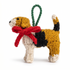 Hand Knit Dog Ornament Beagle
