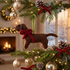 Hand Knit Dog Ornament Dachshund