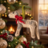 Hand Knit Dog Ornament Greyhound