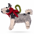 Hand Knit Dog Ornament Husky