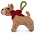 Hand Knit Dog Ornament Pitbull