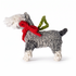 Hand Knit Dog Ornament Schnauzer