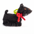 Hand Knit Dog Ornament Scottie