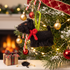 Hand Knit Dog Ornament Scottie