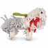 Hand Knit Dog Ornament Sheepdog